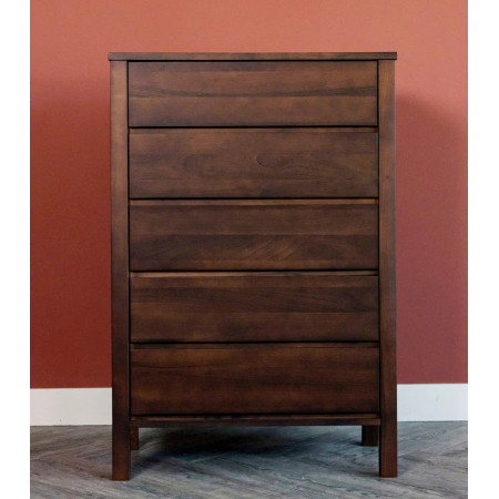 Dark Walnut Oil : Tủ 5 Ngăn Kéo Gổ Sồi 